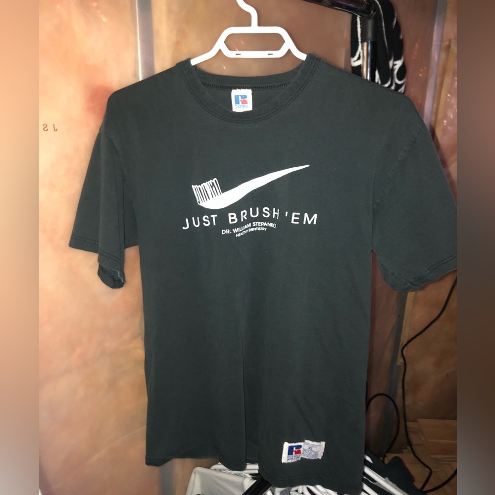 Selling a youth xl russel athletics tee shirt vintage